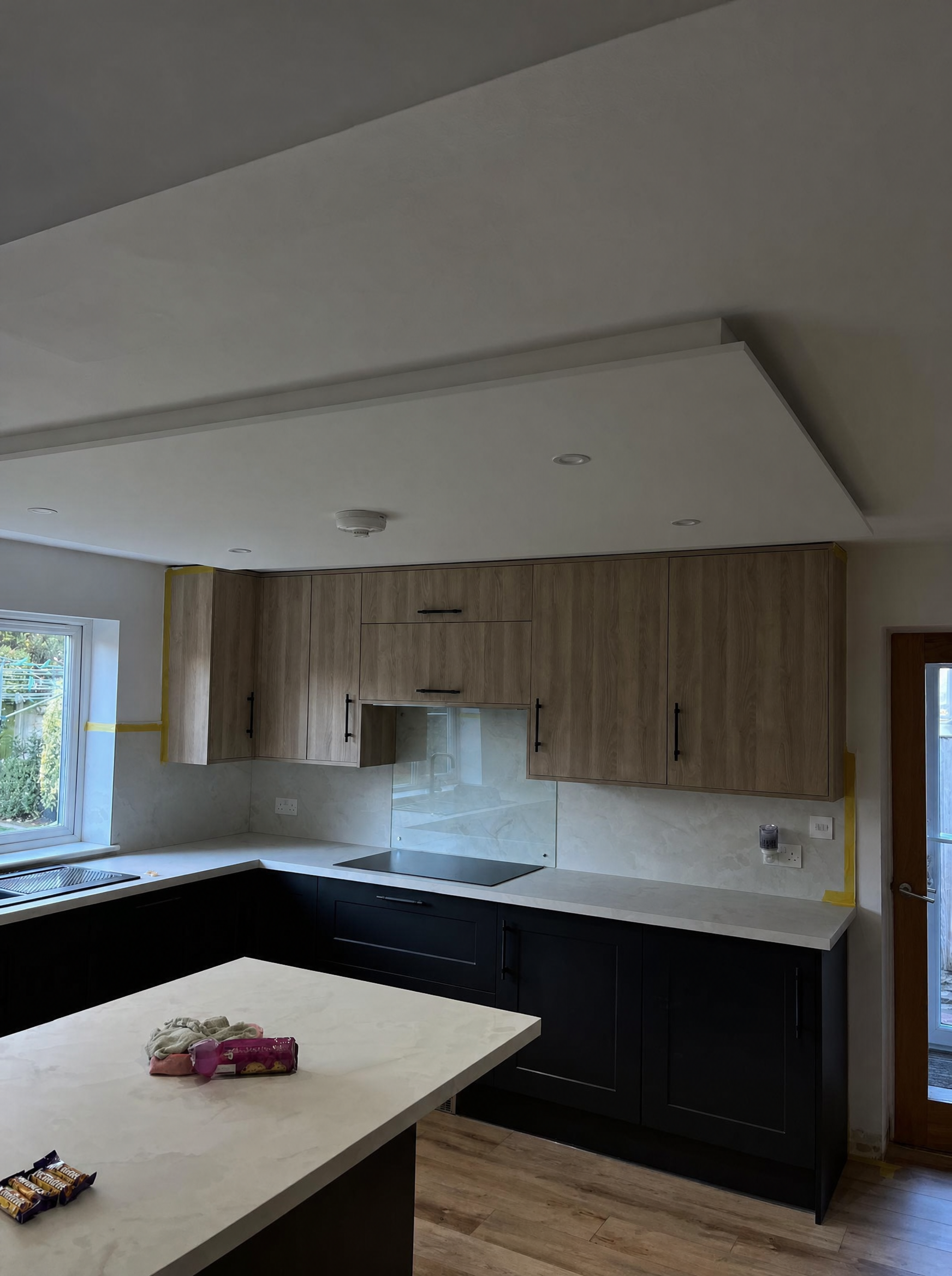 Lighting installation by Norwich electrician OM Electrical Solutions — lights off